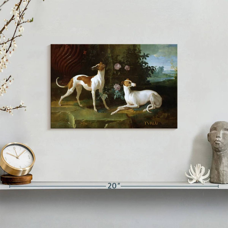 Misse And Turlu, 8" H x 12" W