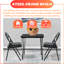 Ensemble de 4 chaises pliantes empilables Hyosuke-992433838
