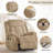 39.3" Wide Modern Plush Heated Massage Manual Recliner-1024799589