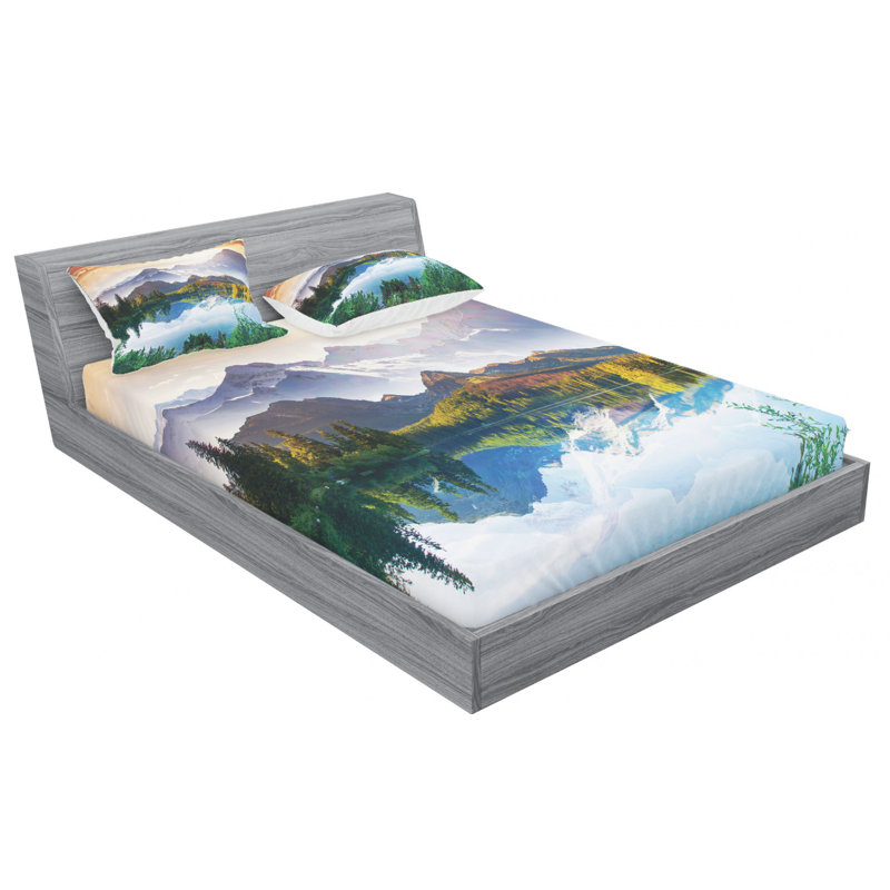 Microfiber Sheet Set, Full Sheet Set with Fitted Sheet