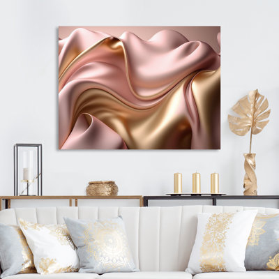 " Luscious Liquid Gold In Subdued Pink And Taupe II " Color Photography Print