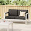 Causeuse d'extérieur 55,25 po avec coussins-918963370