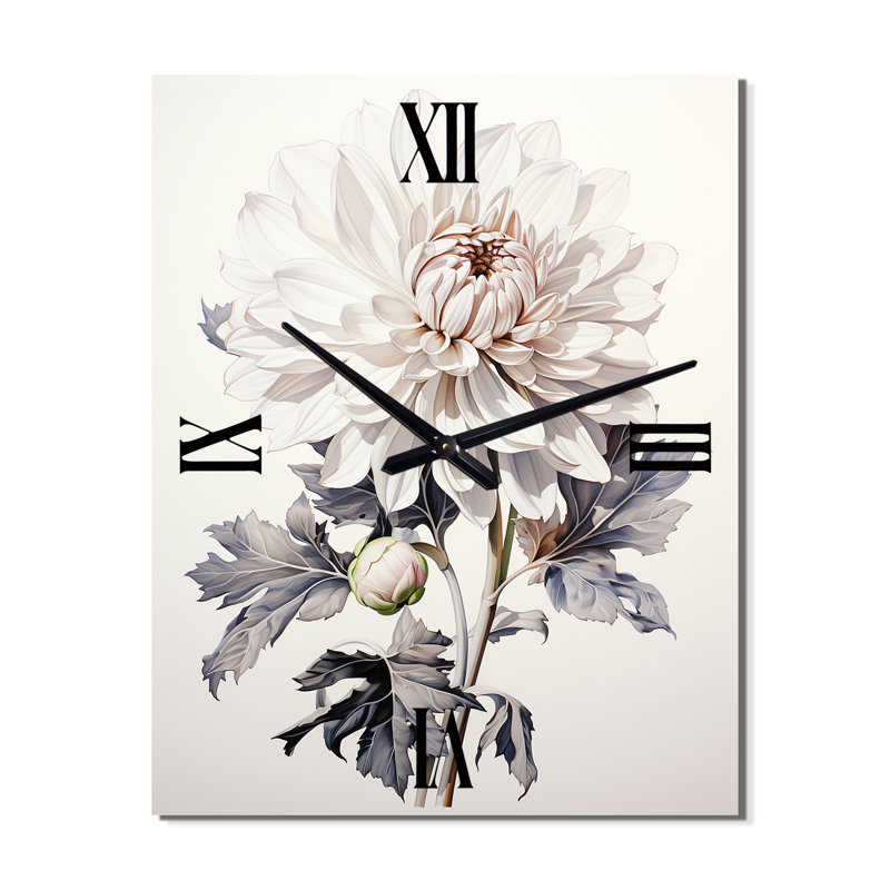 Horloge murale Bellarae - Dahlia, Très grand