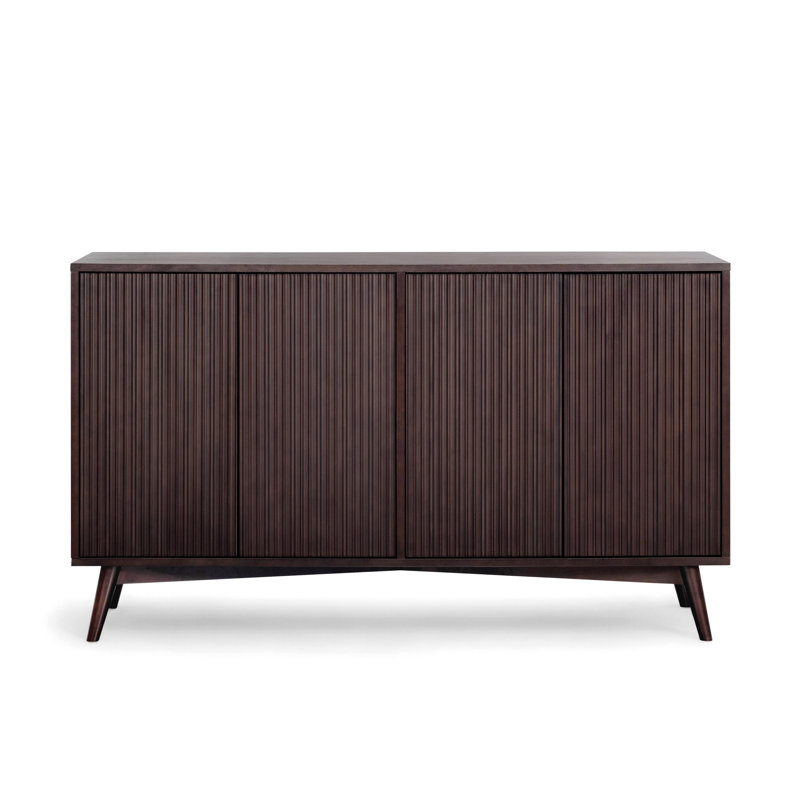 Buffet moderne 4 portes Tremolo, Espresso