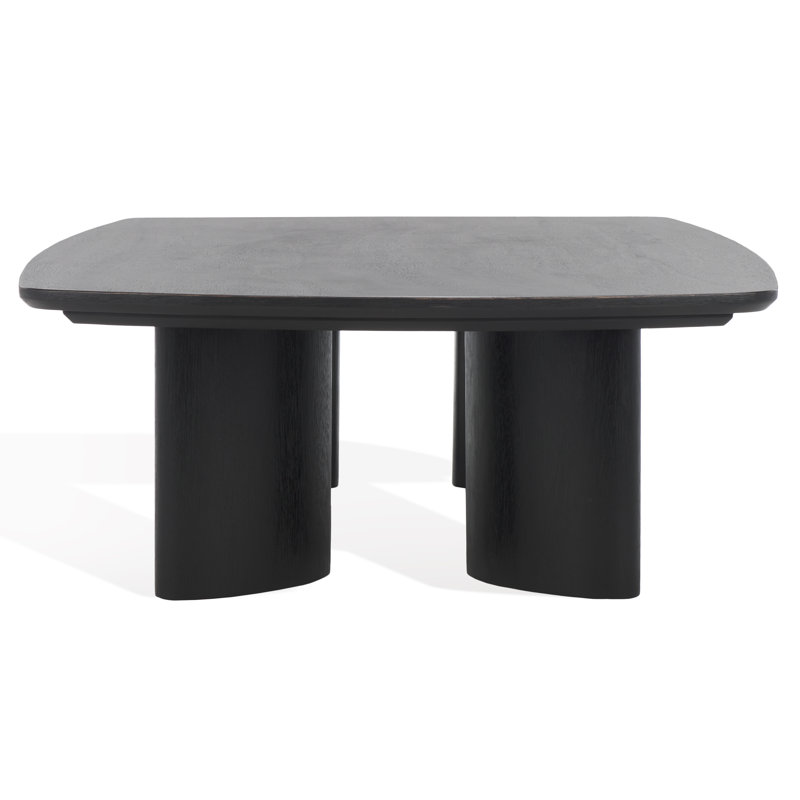 Barnard Rectangle Wood Coffee Table, Black
