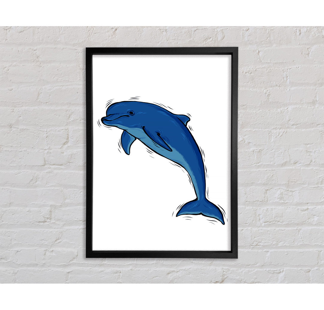 Wandbild Dolphin Love