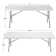 Rectangular Bi-Fold Dining Table with 10 Folding Chairs Set for Picnic Event Indoor and Outdoor Use