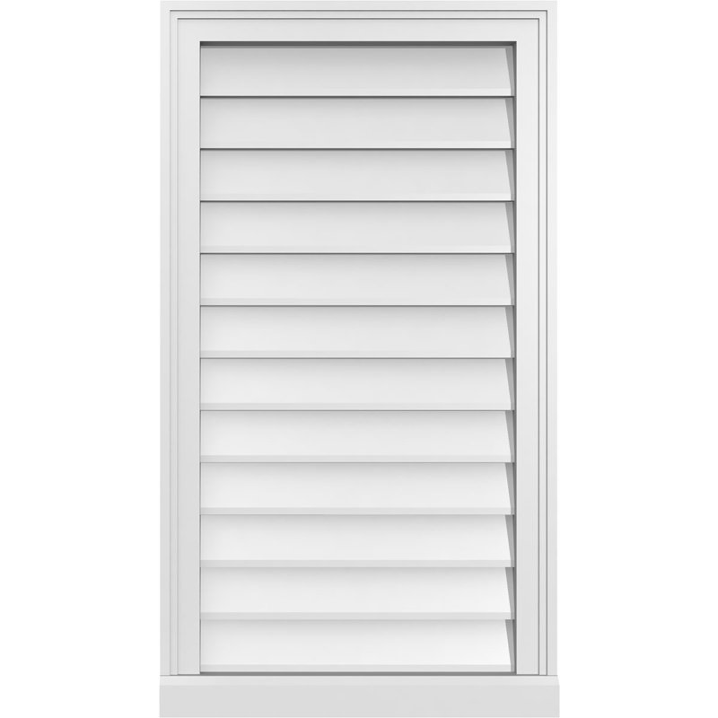 Cadre de seuil Brickmould, brun clair apprêté, H 36 po x l 20 po x P 2 po