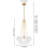 Sealey 1-Light 12-Globe Textured Glass Chandelier for Living Room