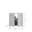 Caballo 60cm Bathroom Vanity Base Only in White High Gloss