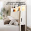 Grand cadre de lit tête de lit tapissier avec tiroirs de rangement sous le lit, lumière DEL et multiprise blanc-133598608-133598610