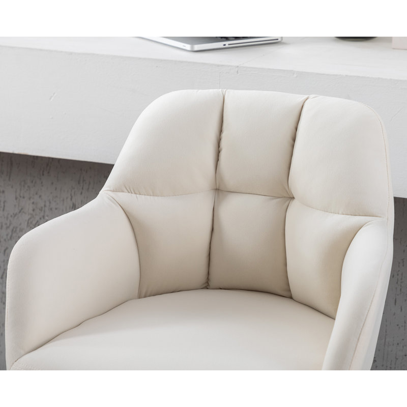 Irelyn 30" Stool, White Velvet