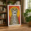 Cheetah Portrait Graphic Art - Wrapped Canvas-1175750589-1175750583