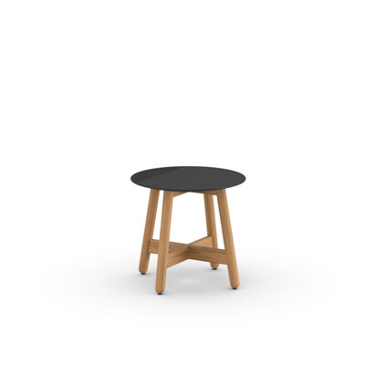 Mbrace Outdoor Round Teak Side Table