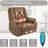 Muli 43.20"W Power Lift Recliner with Head & Footrest, Dual Motor, Lay Flat, Lumbar Support-1829128013