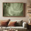 «Green Abstract Modern Minimal Art», reproduction d'art encadrée-771169689-771169690