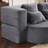 Chenille Futon Sofa Couch-1290841178