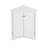 Modern Waterproof Corner Storage Cabinet, Sturdy MDF Triangle Floor Cabinet With Doors For Bathroom & Kitchen-2015901567