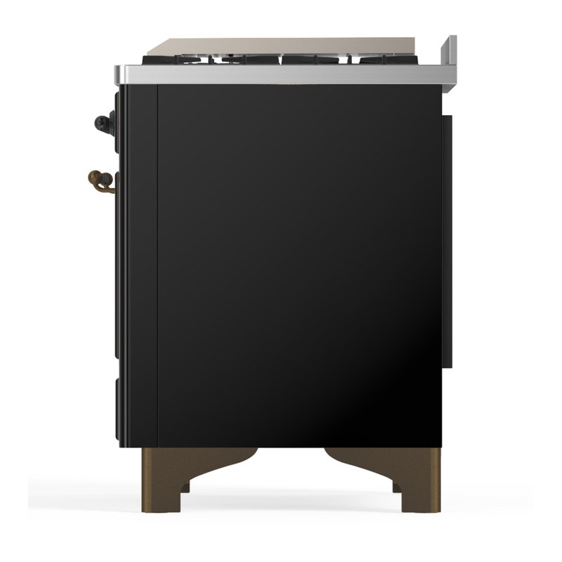 Majestic III Series 36 Inch Dual Fuel Range with 6 Sealed Burners, Griddle, in Emerald Green (Natural Gas, Copper Trim)