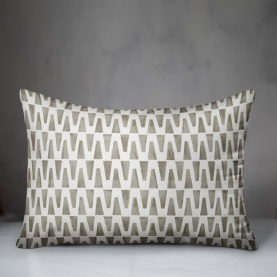  Geo Triangles Lumbar Pillow