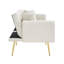 174cm Velvet Convertible Sofa-1666014824