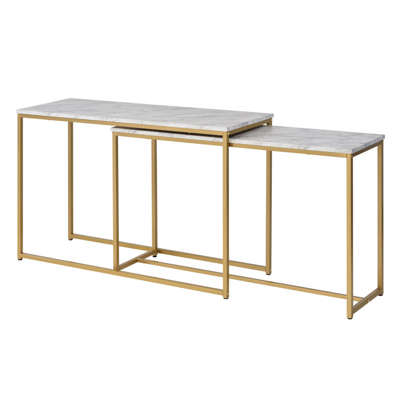 47.25'' Console Table, White