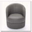 Fauteuil d'appoint pivotant en cuir-815694