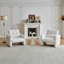 Fauteuil d'appoint moderne capitonné-1162962640