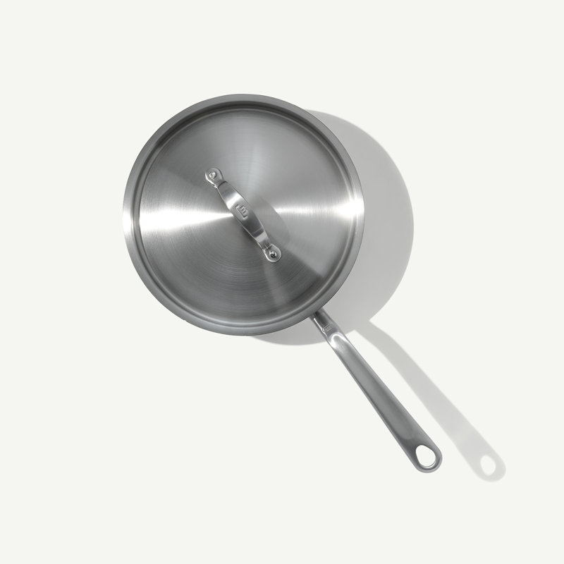 Stainless Clad 3 qt. Saucier with Lid, 3.2 Qt.