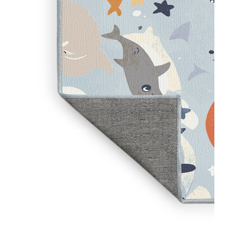 Tapis lavable pour animaux Zoomie Kids, Rectangle 6' x 9'