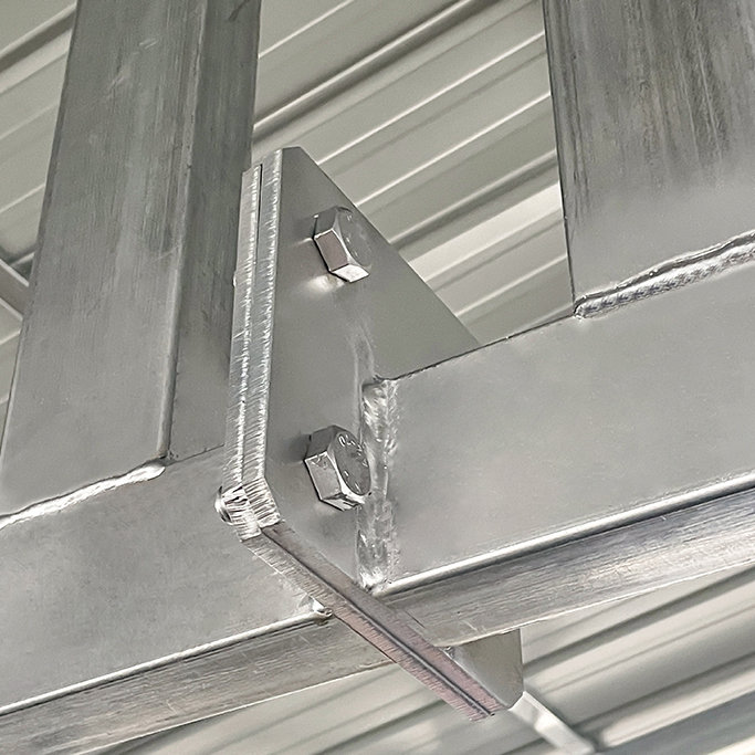 Ensemble de toit pour contenant 40 pi x 36 pi - Abri en acier robuste (sans contenant)