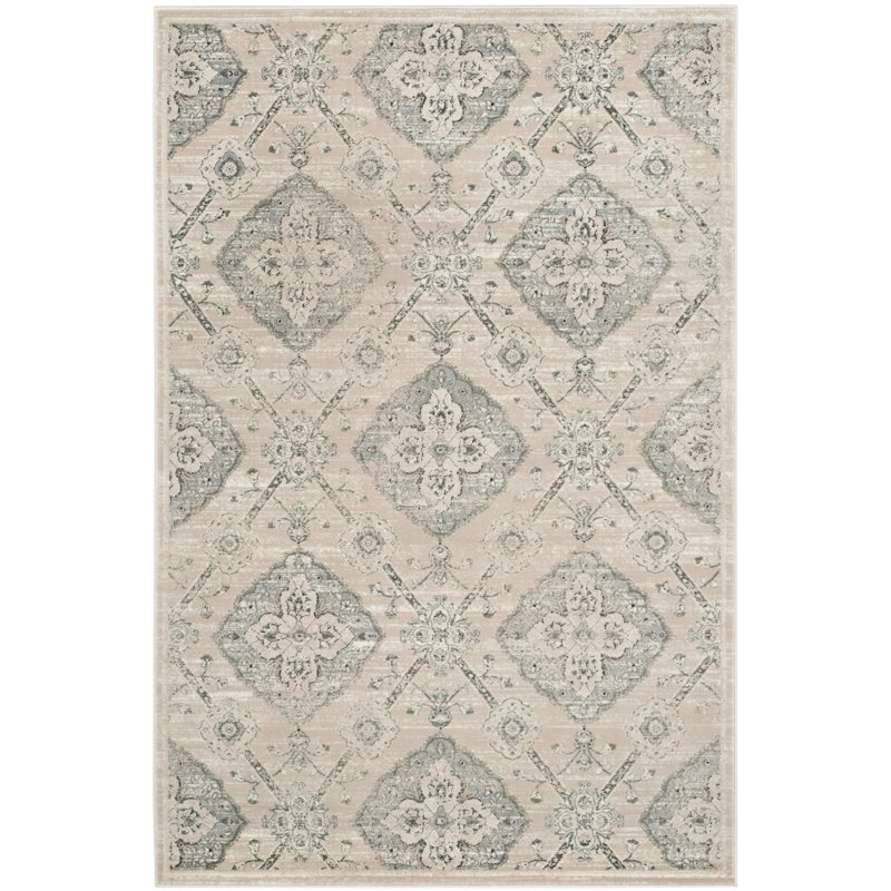 Joana Performance Floral Rug, Rectangle 6'7" x 9'2"