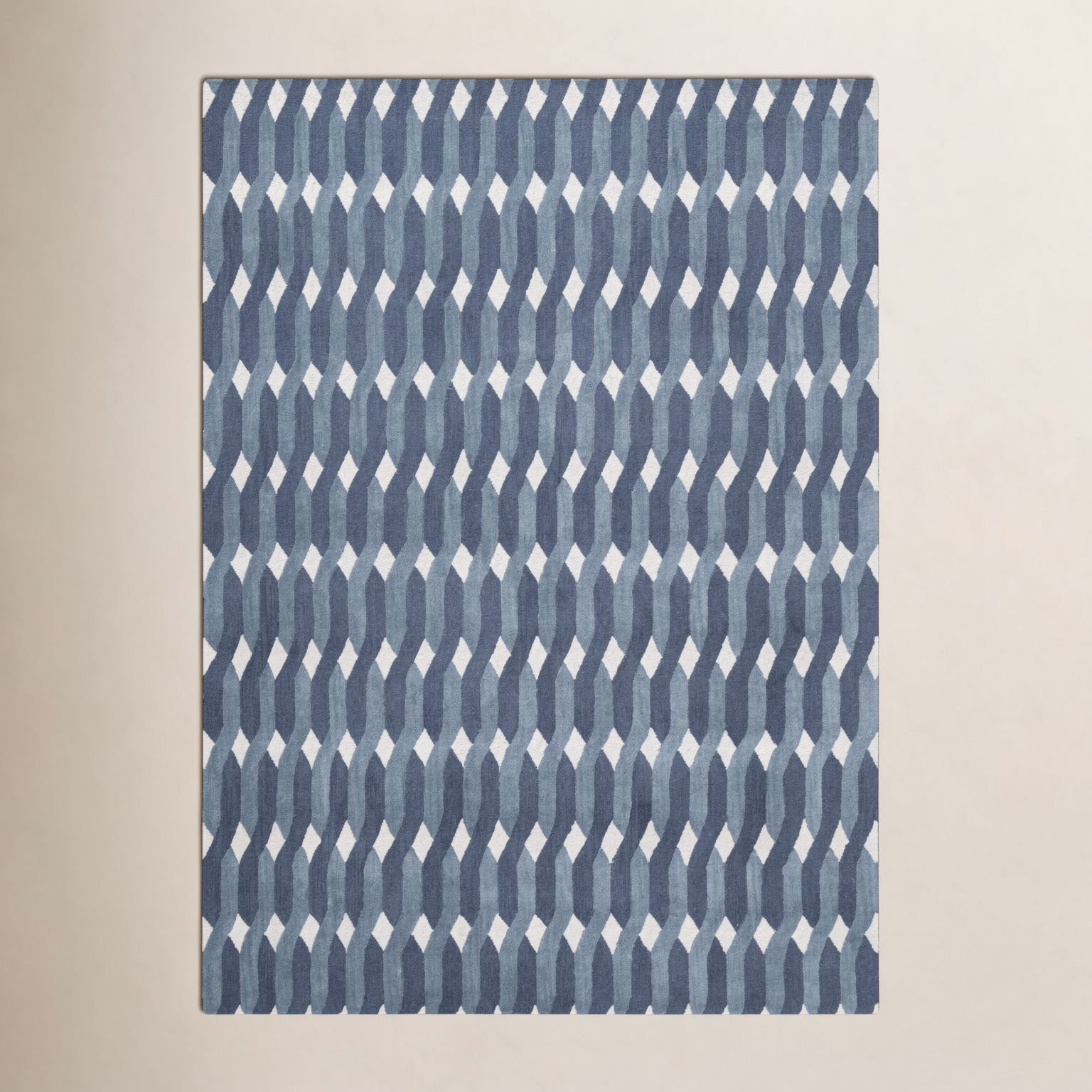 Woodcliff Hand-Tufted Geometric Wool Rug, Rectangle 2' x 3'