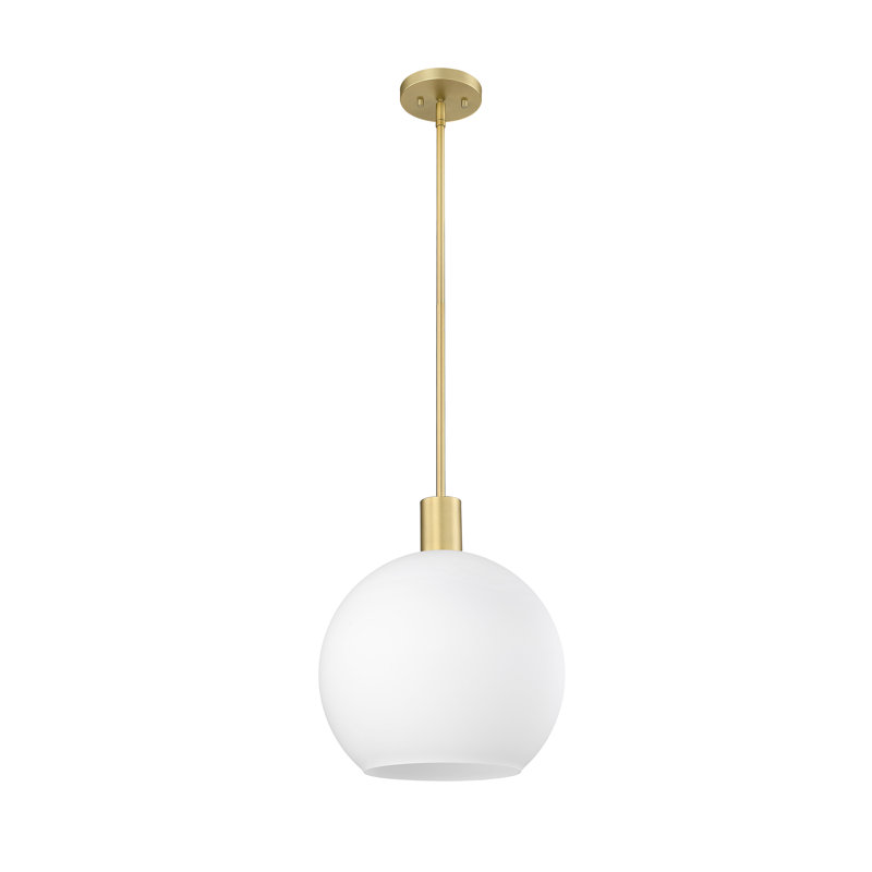 Luminaire suspendu 1 lumière Margo, Vieux laiton