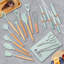 Ensemble d'ustensiles de cuisine en silicone 19 pièces, résistant à la chaleur, antiadhésif, facile à nettoyer-131650084