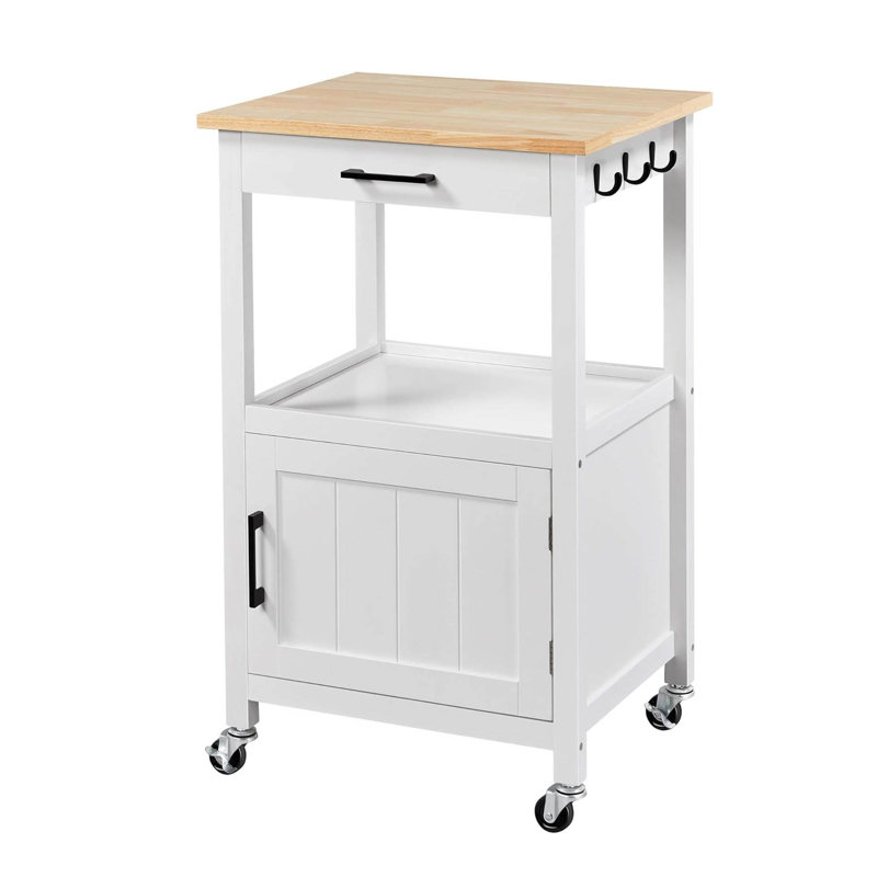 89cm H x 55cm W Utility Cart, White