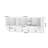 White Wooden Coat Rack With 4 Hooks And Compact Storage Shelf For Entryway Functional Home Entry-417270138