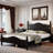 Desirree Retro Style Platform Bed with Wooden Slat Support-1771550021-1771550043