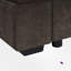 Canapé modulaire en chenille avec rangement et coussins Trace-1029460508