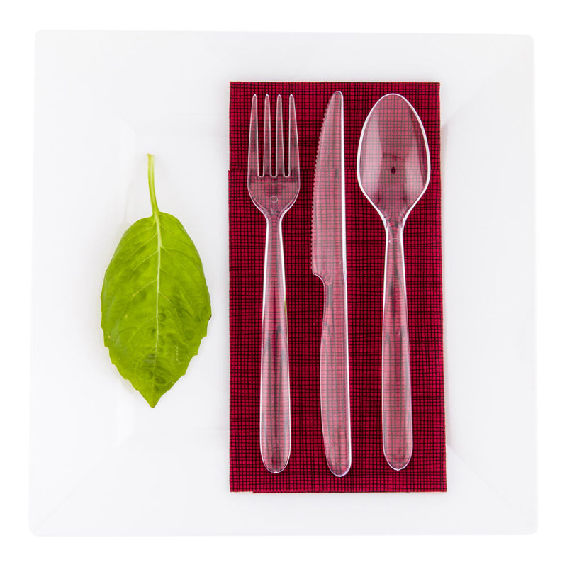 Disposable Spoons, Clear