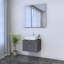 Meuble-lavabo gris 23,6 po Bali-1228647726