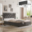  Lit plateforme en velours avec 4 tiroirs de rangement Monica-619271305-619271306