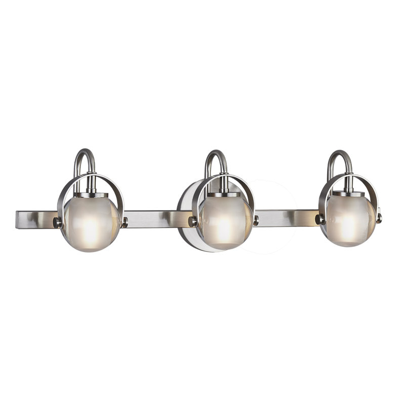 Cayman Bath Bar, Brushed Nickel, 3