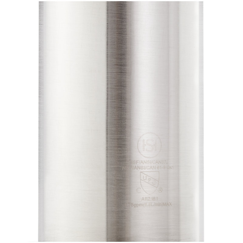 Eiler Kitchen Faucet with Pull Down Spring Spout with Deck Plate - Stainless Steel, Stainless Steel