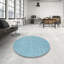 Tapis de zone bleu contemporain-27955978