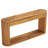Chic Fluted Console Table with Narrow Depth for High-Traffic Areas, Durable MDF Construction and Elegant Design