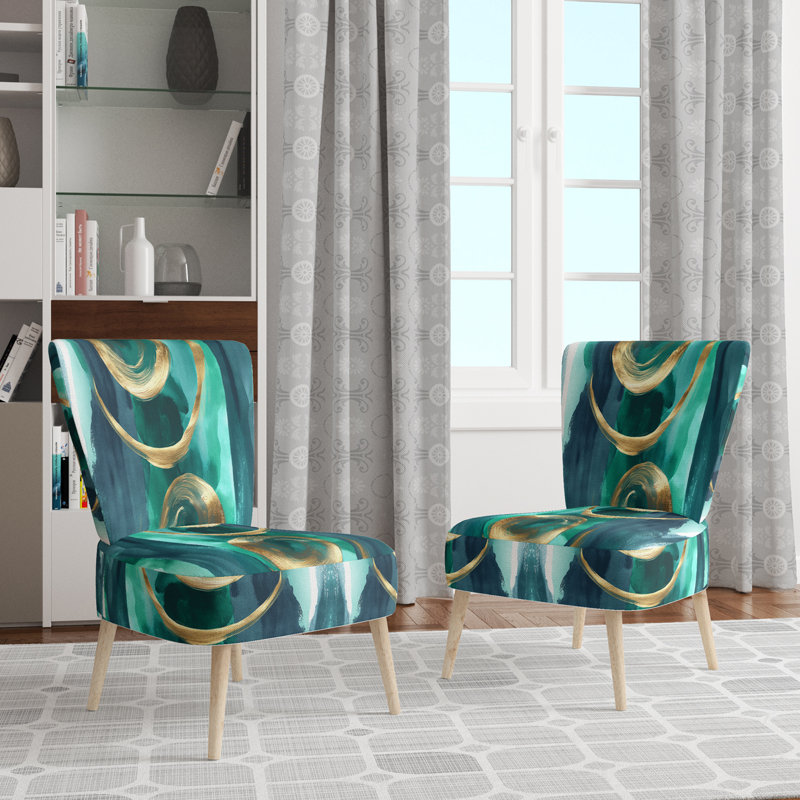 Mettalic II - Chaise d'appoint rembourrée Glam, Purple Velvet