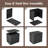 Outdoor Storage Box, Resin Bench with Lockable Lid, 30-Gallon, 1-Unit, (Black)-128496419