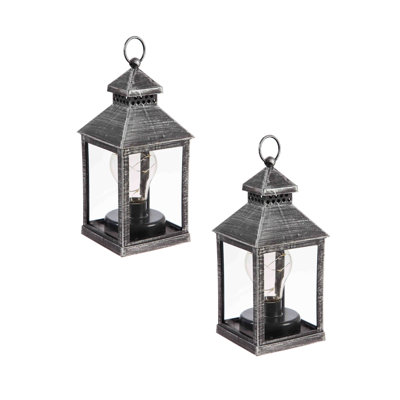 4.13'' Battery Powered Integrated LED Square / Rectangular Lantern