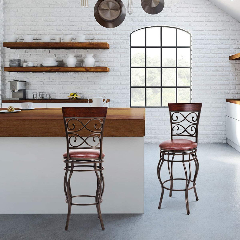 Tabouret de bar pivotant 30 po Foscoe